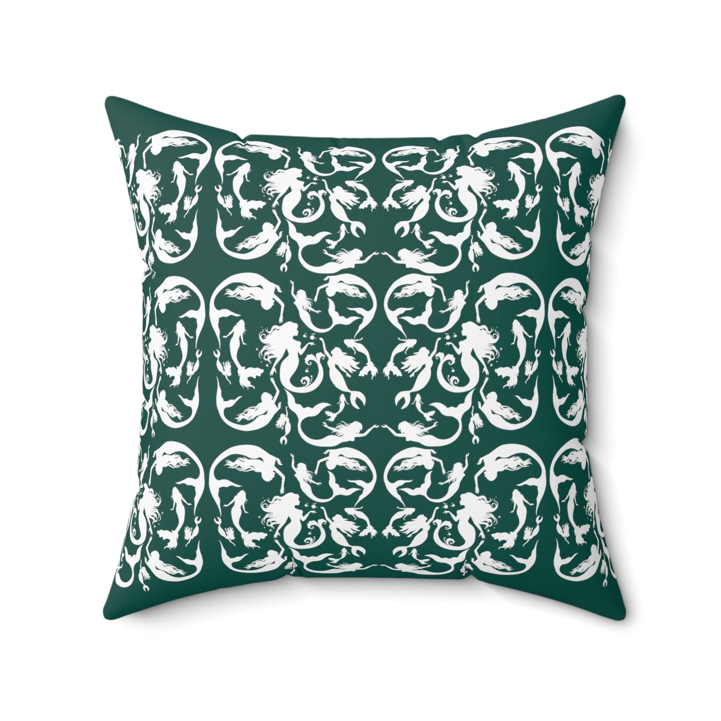 Mermaids silhouettes pillowcase