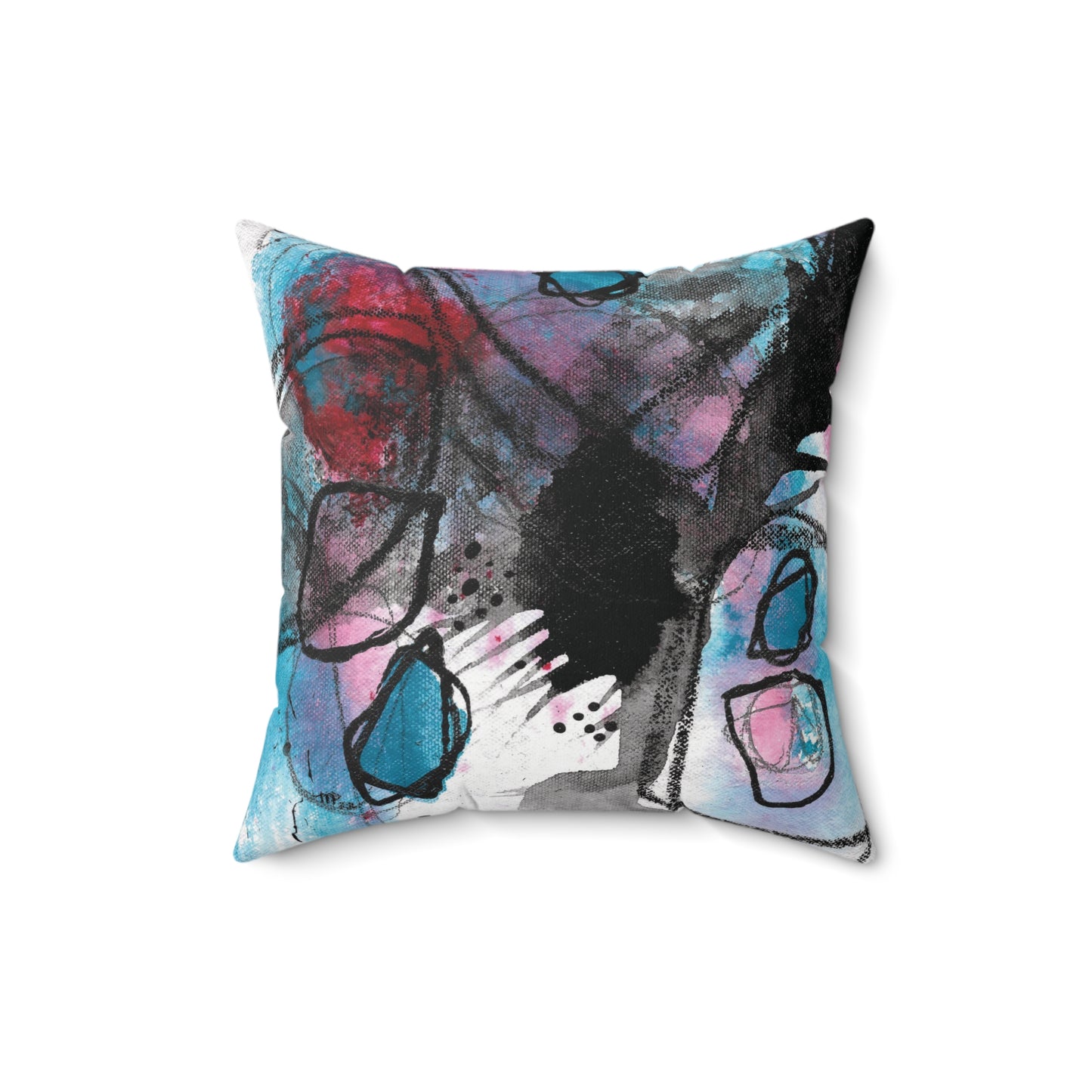 Mysteries of the Shoreline #3 Graphic Spun Polyester Square Pillow