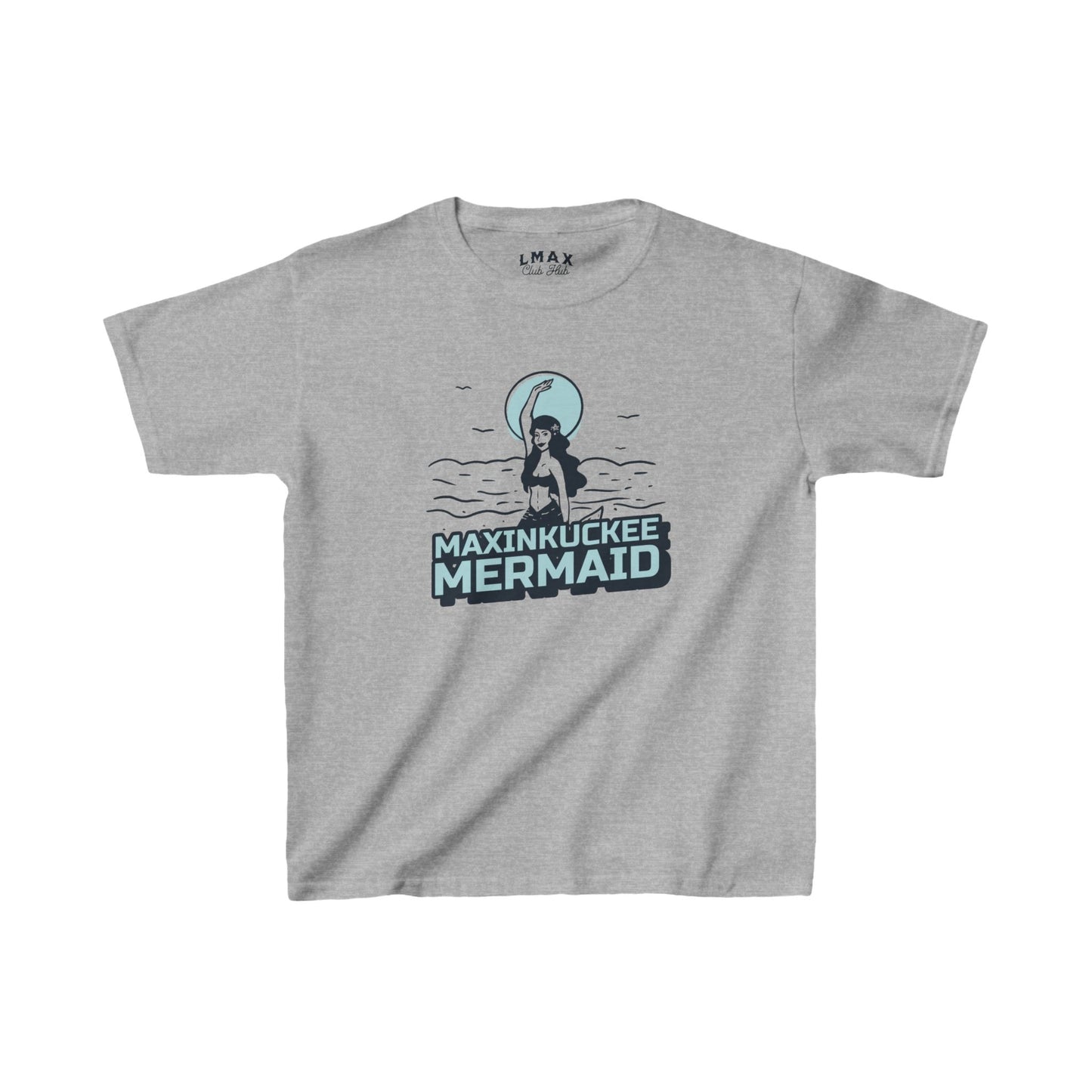 Maxinkuckee Mermaid 3 graphic Kids Heavy Cotton™ Tee