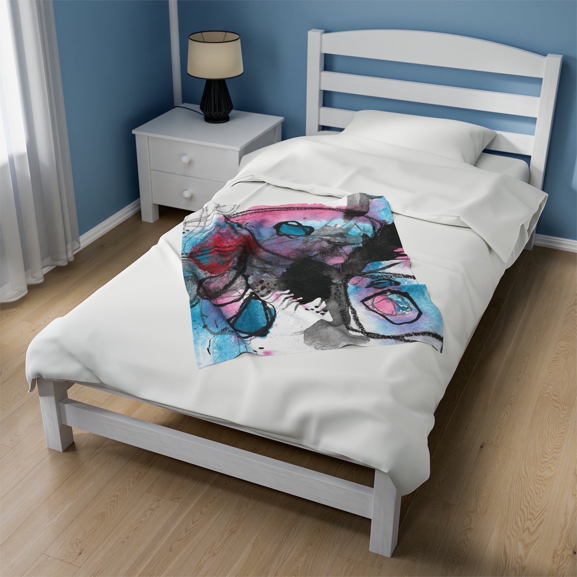 Mysteries of the Shoreline #3 Graphic Velveteen Plush Blanket