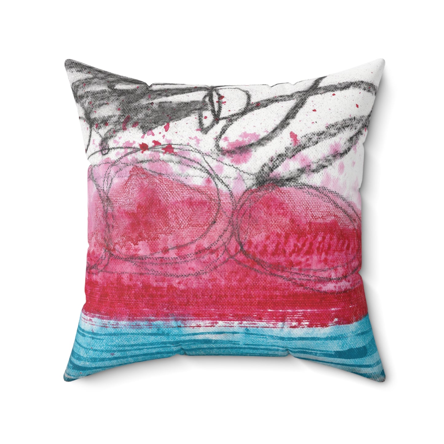 Mysteries of the Shoreline #4 Graphic Spun Polyester Square Pillow