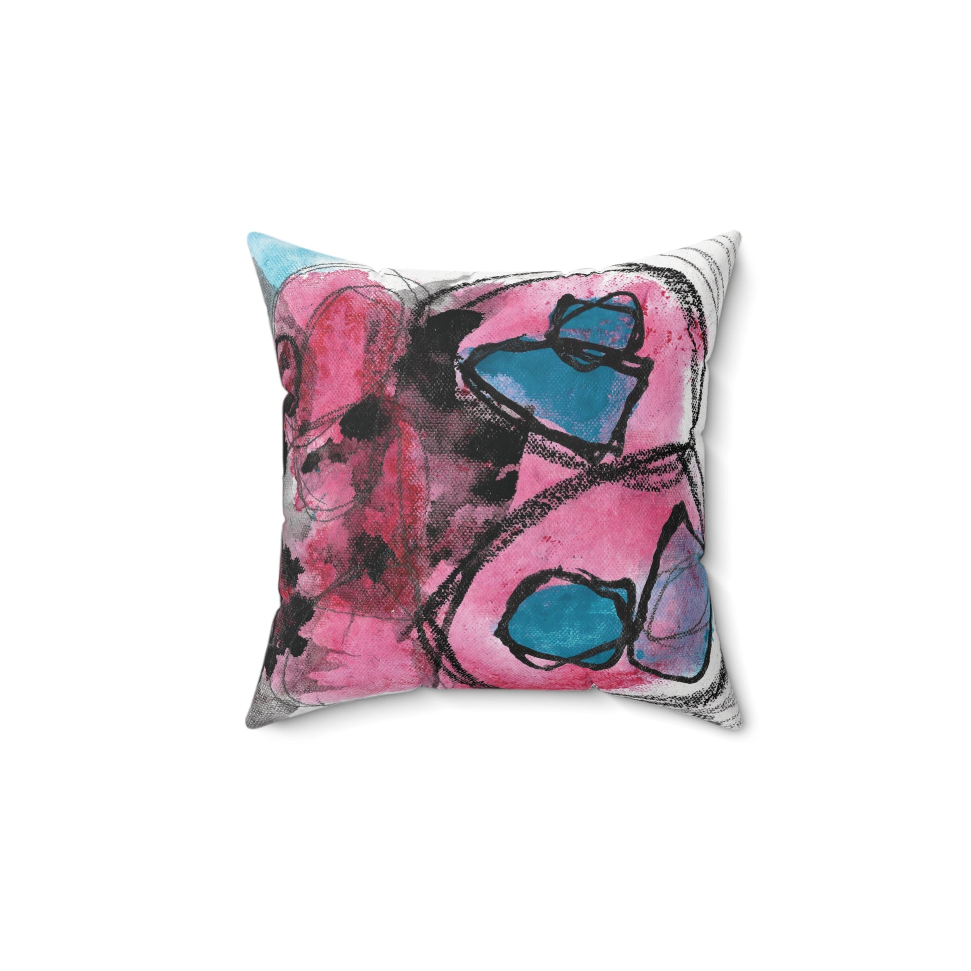 Mysteries of the Shoreline #1 Graphic Spun Polyester Square Pillow