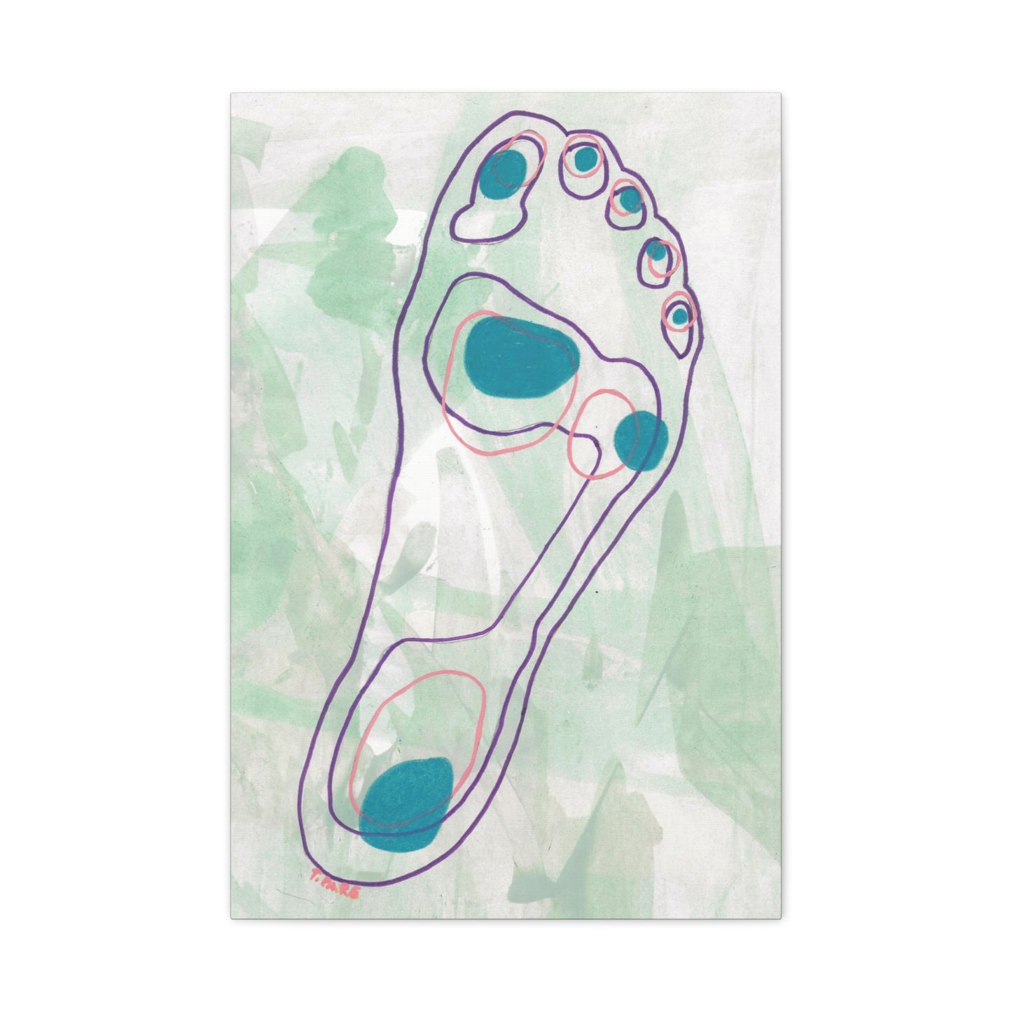 Foot Fetish #4, Matte Canvas, Stretched, 1.25"