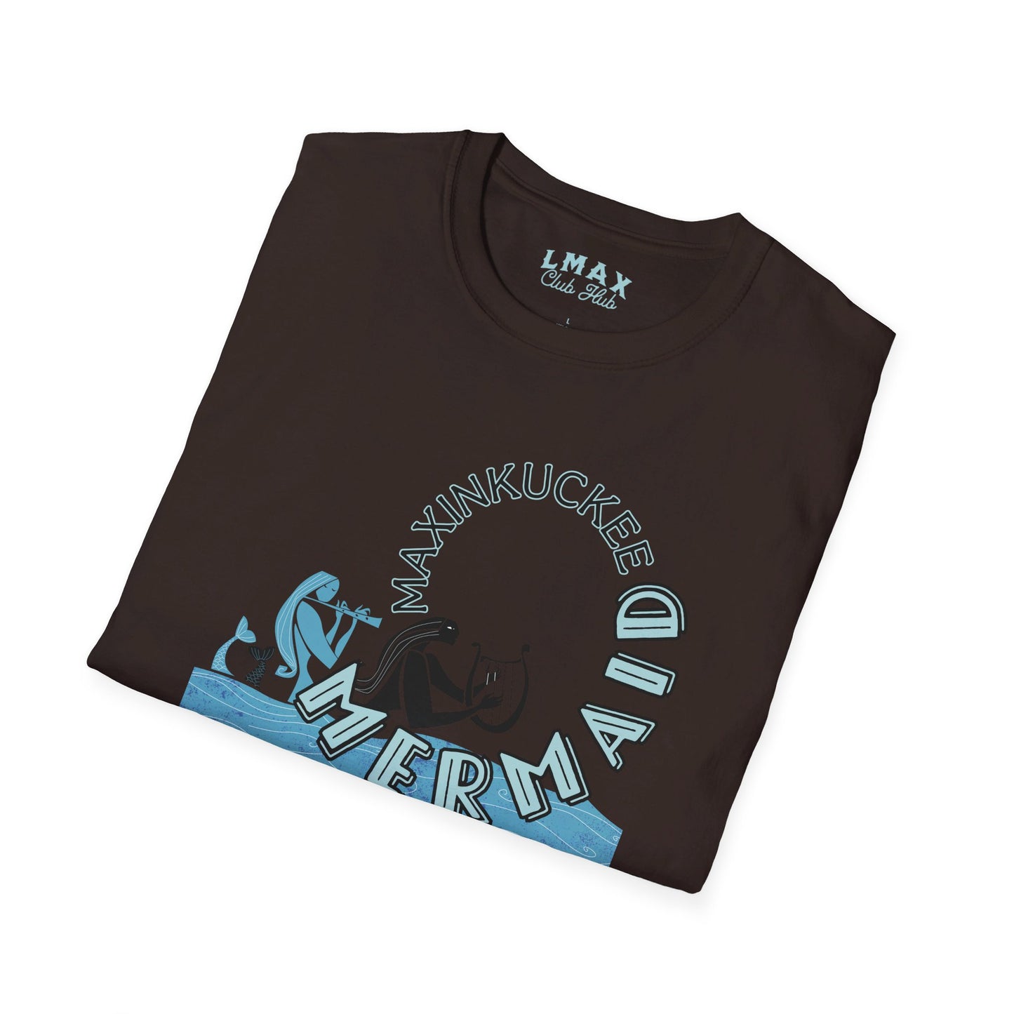 Maxinkuckee Mermaid 5 Graphic Unisex Softstyle T-shirt