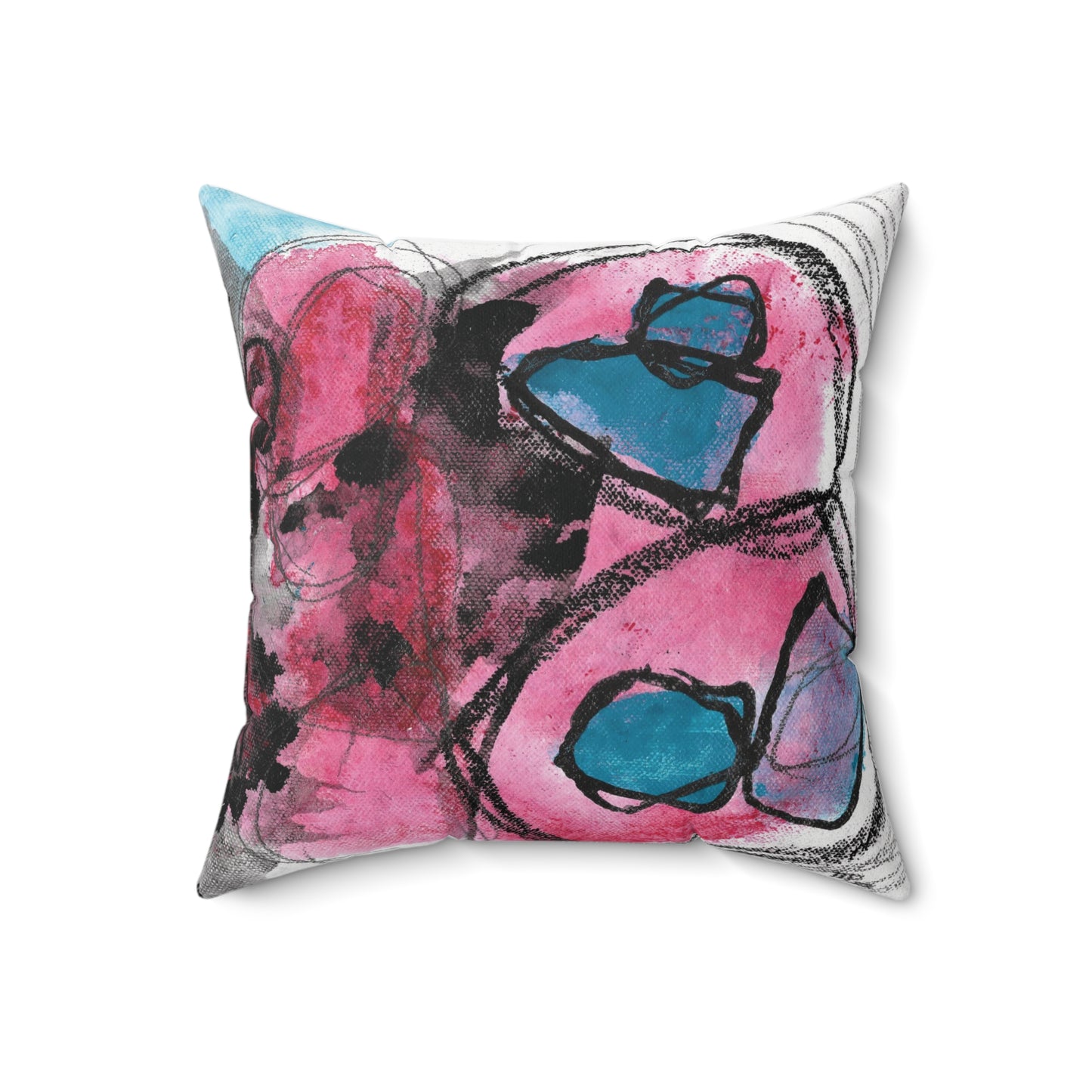 Mysteries of the Shoreline #1 Graphic Spun Polyester Square Pillow