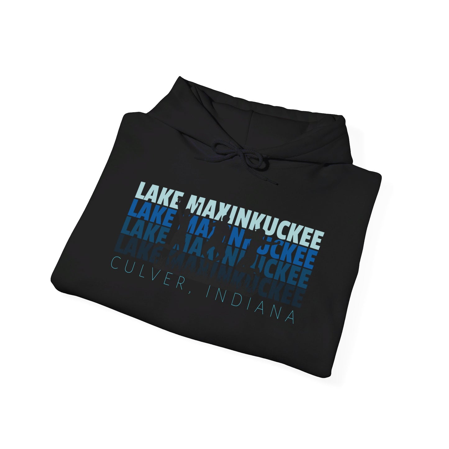 Lake Maxinkuckee Blue Fade Unisex Heavy Blend™ Hooded Sweatshirt