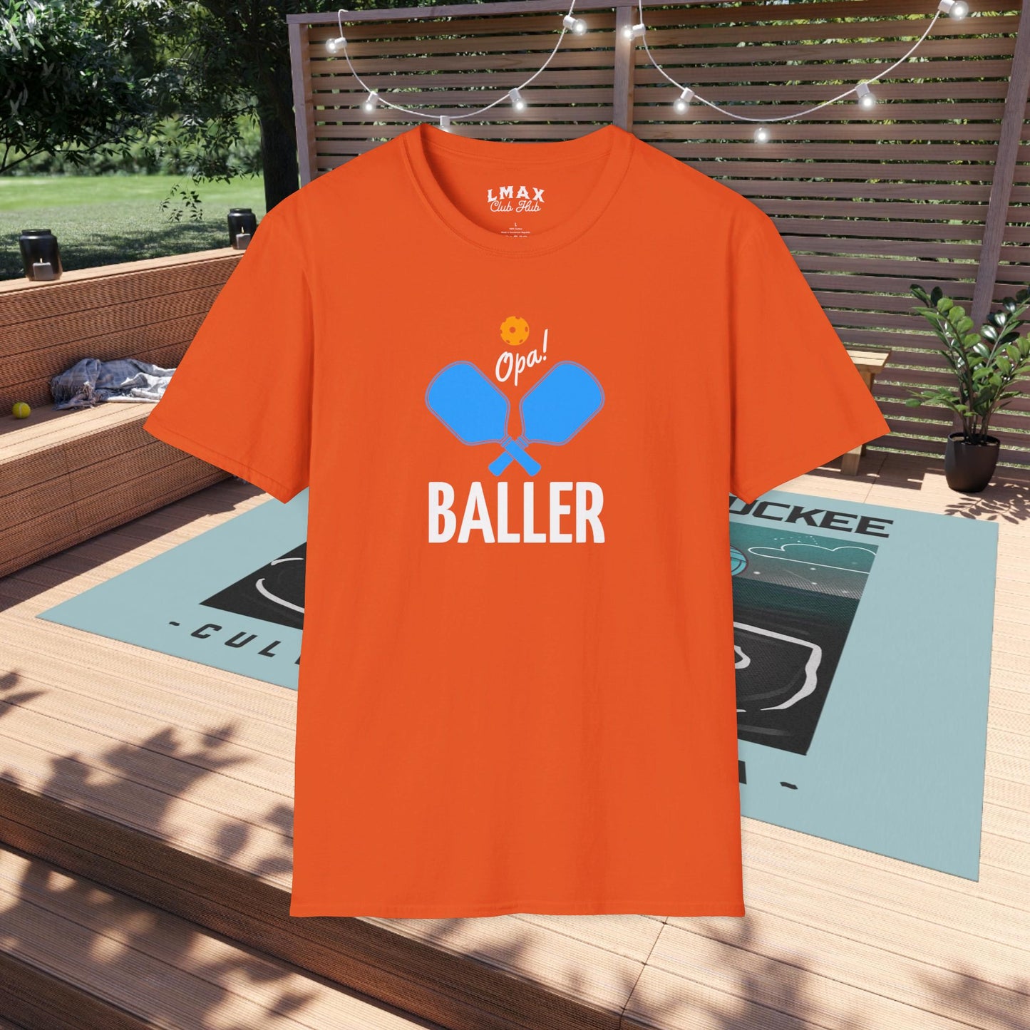 BALLER Opa! Pickle Ball Unisex Jersey Short Sleeve Tee